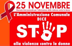 25 novembre ore 11.00 INSIEME CONTRO LA VIOLENZA SULLE DONNE